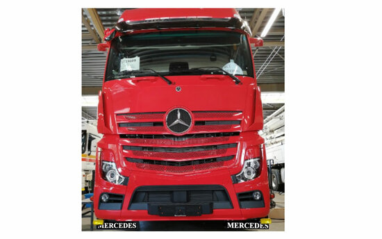 Spatlapbeugel set RVS Mercedes MP5 zonder spatlappen