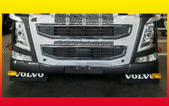 Spatlapbeugel set voor Volvo FH4/5 zonder onderlip zonder spatlappen