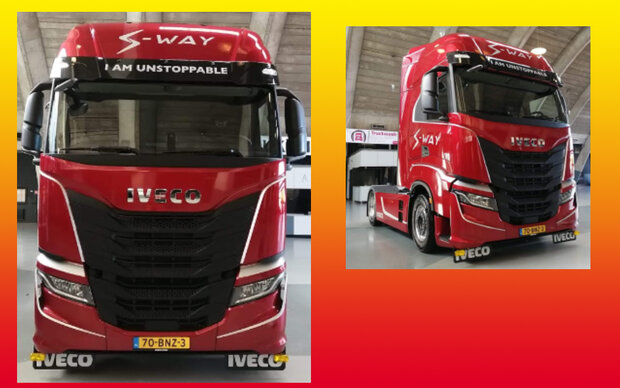 Spatlapbeugel set RVS voor IVECO S-way zonder spatlappen