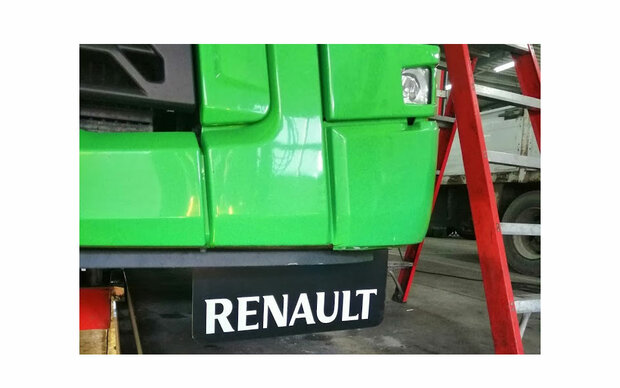 Spatlapbeugel set RVS voor RENAULT T zonder spatlappen