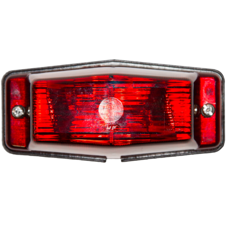 Dubbelbrander rood 12/24v