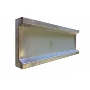 Achterbumper blind stuk staal