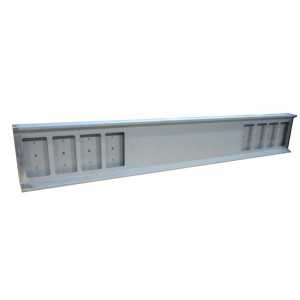 Achterbumper 8x dubbel vierkant gaten staal