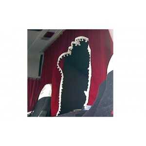 Achtergordijn model tunnel