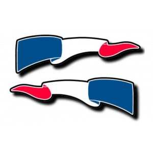 Wimpel sticker Frankrijk