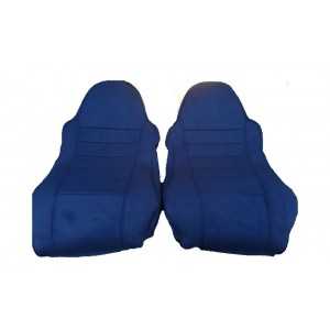 Stoelhoezen set 1 kleur stof Streep