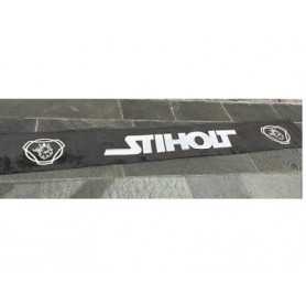 Spatlap lang zwart 250x38