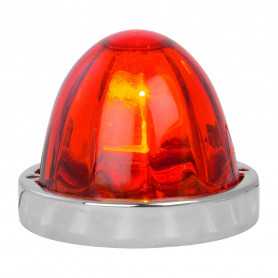 Red watermelon BULL lamp glas