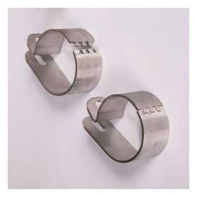 Lamp steunen RVS voor montage aan pushbar Ø 63 mm (2stuks)