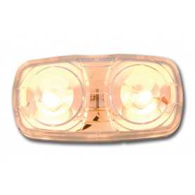 Tiger-eye-two bulb 12/24 volt 5 watt wit