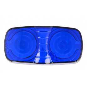 Tiger-eye-two bulb 12/24 volt 5 watt blauw