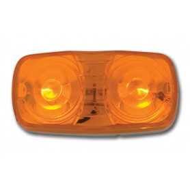 Tiger-eye-two bulb 12/24 volt 5 watt oranje