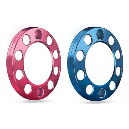 Opstapring open 8 kleuren 10 gaats staal/staal velg