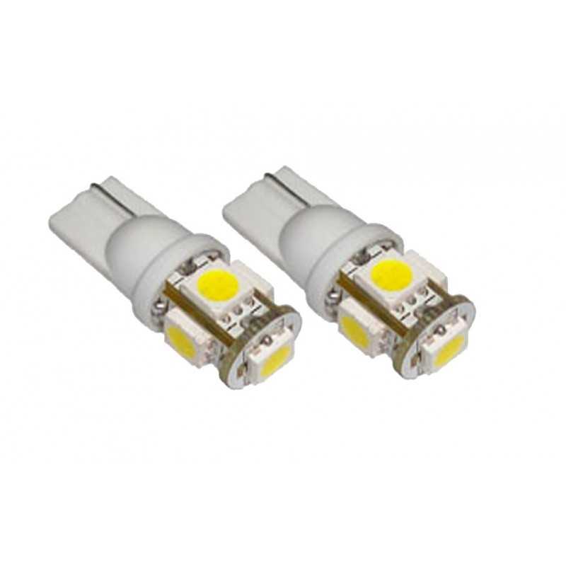 T10 5 smd led's 10-30v